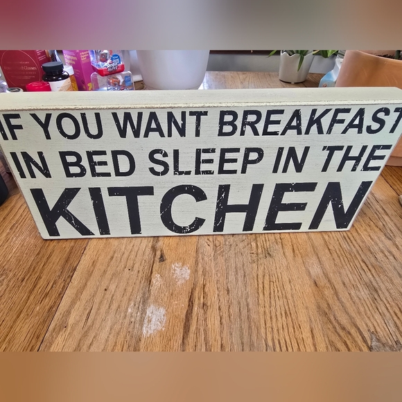 Humorous Kitchen Wall Sign - Picture 2 of 2
